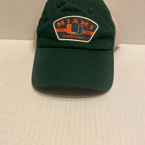 Top of the World Green & Cream Mesh Snapback Cap